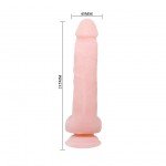 Реалистичный фаллоимитатор Super Dildo на присоске с мошонкой - телесный - 21,5 см Реалистичный фаллоимитатор Super Dildo на присоске с мошонкой - телесный - 21,5 см