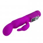 Вибратор с функцией индукции для тренировки мышц влагалища Pretty Love Body Touch Companion - фиолетовый - 22,5 см