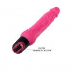 Вибратор реалистичный мультискоростной Vibrator Baile - розовый - 24 см