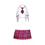Сексуальный костюм Школьницы Candy Girl - Alexis: лиф, юбка, галстук
