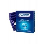 Презервативы латексные с продлевающей смазкой с анестетиком Contex Long Love - 3 шт