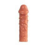 Насадка на фаллос с точками и венками, с отверстием для мошонки Cock Sleeve 002 - размер M - 15,6 см Насадка на фаллос с точками и венками, с отверстием для мошонки Cock Sleeve 002 - размер M - 15,6 см