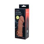 Насадка на фаллос с бугорками и отверстием для мошонки Cock Sleeve 004 - размер M - 15,6 см Насадка на фаллос с бугорками и отверстием для мошонки Cock Sleeve 004 - размер M - 15,6 см