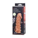 Насадка на фаллос с пупырышками и отверстием для мошонки Cock Sleeve 005 - размер L - 17,6 см Насадка на фаллос с пупырышками и отверстием для мошонки Cock Sleeve 005 - размер L - 17,6 см