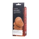 Насадка на фаллос с бугорками и отверстием для мошонки Cock Sleeve 008 - размер М - 15,6 см Насадка на фаллос с бугорками и отверстием для мошонки Cock Sleeve 008 - размер М - 15,6 см