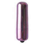 Гладкая пластиковая вибропуля Erowoman-Eroman - фиолетовая - 5,5 см