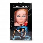 Надувная секс-кукла с вибрацией, одним любовным отверстием Pretty Doll Анжелика