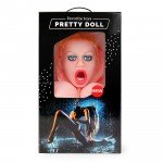 Надувная секс-кукла с вибрацией, двумя отверстиями и насосом Pretty Doll Диана - телесная - 150 см Надувная секс-кукла с вибрацией, двумя отверстиями и насосом Pretty Doll Диана - телесная - 150 см