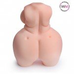 Мастурбатор вагина-анус с аппетитными женскими формами Erowoman-Eroman - телесный - 38 см