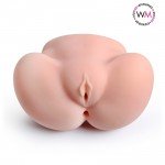 Мастурбатор вагина-анус Erowoman-Eroman с удобным использованием в двух позах - телесный Мастурбатор вагина-анус Erowoman-Eroman с удобным использованием в двух позах - телесный
