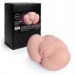 Мастурбатор вагина-анус Erowoman-Eroman с удобным использованием в двух позах - телесный Мастурбатор вагина-анус Erowoman-Eroman с удобным использованием в двух позах - телесный