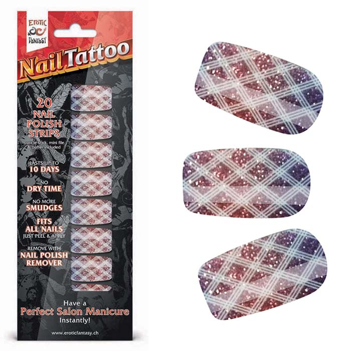 Набор лаковых полосок для ногтей Блестящий градиент NAIL FOIL Набор лаковых полосок для ногтей Блестящий градиент NAIL FOIL
