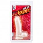 Фаллоимитатор реалистик BEST LOVER на присоске с мошонкой - телесный - 16,5 см Фаллоимитатор реалистик BEST LOVER на присоске с мошонкой - телесный - 16,5 см