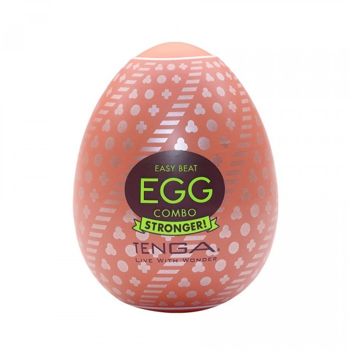 Мастурбатор-яйцо Tenga Egg Stronger более плотное и эластичное - Combo Мастурбатор-яйцо Tenga Egg Stronger более плотное и эластичное - Combo