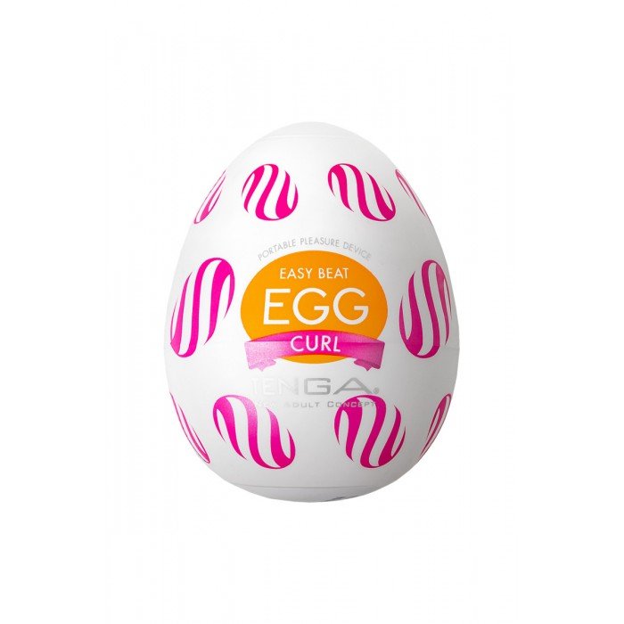 Мастурбатор-яйцо Tenga Egg Wonder с более выраженным рельефом - Curl Мастурбатор-яйцо Tenga Egg Wonder с более выраженным рельефом - Curl