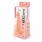 Фаллоимитатор-реалистик Erowoman Realistic с мошонкой и присоской - телесный - 21 см Фаллоимитатор-реалистик Erowoman Realistic с мошонкой и присоской - телесный - 21 см