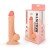 Фаллоимитатор-реалистик Erowoman Realistic с мошонкой и присоской - телесный - 20 см