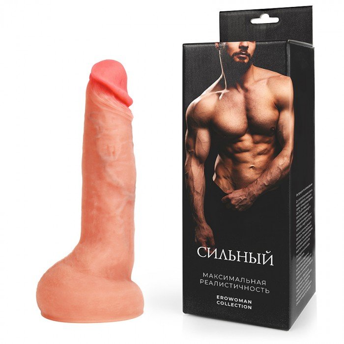 Максимально реалистичный фаллоимитатор Erowoman Collection - Сильный - с мошонкой - телесный - 23 см Максимально реалистичный фаллоимитатор Erowoman Collection - Сильный - с мошонкой - телесный - 23 см