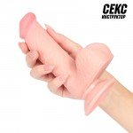 Суперреалистичный фаллоимитатор - Секс инструктор - с мошонкой и присоской - телесный - 17,5 см Суперреалистичный фаллоимитатор - Секс инструктор - с мошонкой и присоской - телесный - 17,5 см