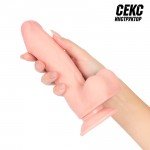 Суперреалистичный фаллоимитатор - Секс инструктор - с мошонкой и присоской - телесный - 19 см Суперреалистичный фаллоимитатор - Секс инструктор - с мошонкой и присоской - телесный - 19 см