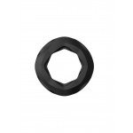 Силиконовое эрекционное кольцо на пенис BLKDESIRE №06 Cock Ring - чёрное