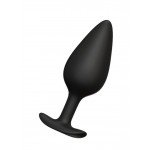 Анальная пробка из силикона среднего размера BLKDESIRE №04 Butt plug - чёрная - 10 см Анальная пробка из силикона среднего размера BLKDESIRE №04 Butt plug - чёрная - 10 см