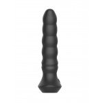 Вибратор для вагинальной и анальной стимуляции с функцией волновых движений по стволу BLKDESIRE №02 Undulating vibrator - чёрный - 19 см