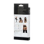 Пояс для чулок со шнуровкой и трусики Glossy Almira Belt из материала WetLook - чёрные Пояс для чулок со шнуровкой и трусики Glossy Almira Belt из материала WetLook - чёрные