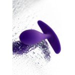 Миниатюрная анальная пробка каплевидной формы Eromantica Magic - фиолетовая - 7,2 cм