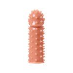 Насадка на фаллос с шипами Cock Extreme Sleeve 003 - размер M - телесная - 14,7 см
