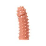 Насадка на фаллос с шипами Cock Extreme Sleeve 003 - размер M - телесная - 14,7 см
