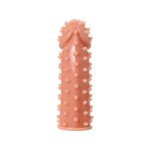 Насадка на фаллос с шипами Cock Extreme Sleeve 003 - размер M - телесная - 14,7 см