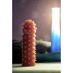 Насадка на фаллос с шипами Cock Extreme Sleeve 003 - размер M - телесная - 14,7 см