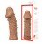 Насадка на фаллос с венками и шишечками Cock Extreme Sleeve 06 - размер M - 14,7 см
