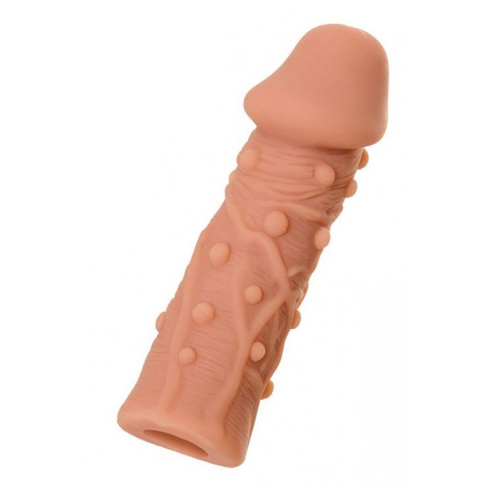 Насадка на фаллос с венками и шишечками Cock Extreme Sleeve 06 - размер S - 12,7 см Насадка на фаллос с венками и шишечками Cock Extreme Sleeve 06 - размер S - 12,7 см