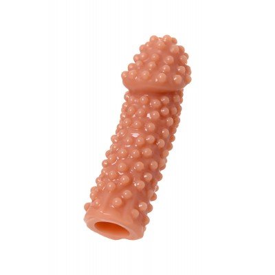Насадка на фаллос с бугорками Cock Extreme Sleeve 10 - размер M - 15,8 см