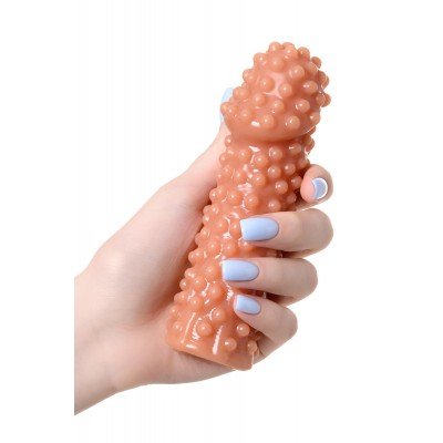 Насадка на фаллос с бугорками Cock Extreme Sleeve 10 - размер S - 14,7 см