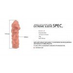 Насадка на фаллос с крупными бугорками Cock Extreme Sleeve размер М - 14,7 см Насадка на фаллос с крупными бугорками Cock Extreme Sleeve размер М - 14,7 см