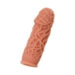 Насадка на фаллос с рельефными складочками Cock Extreme Sleeve размер S - 12,7 см