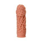 Насадка на фаллос с рельефными складочками Cock Extreme Sleeve размер S - 12,7 см