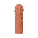 Насадка на фаллос с рельефными складочками Cock Extreme Sleeve размер S - 12,7 см