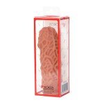 Насадка на фаллос с рельефными складочками Cock Extreme Sleeve размер S - 12,7 см