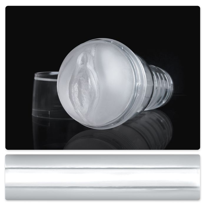 Мастурбатор вагина в тубе Fleshlight Ice Lady Crystal - прозрачный - 22 см Мастурбатор вагина в тубе Fleshlight Ice Lady Crystal - прозрачный - 22 см