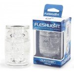 Мастурбатор сквозной Fleshlight - Quickshot Masturbator - Vantage - прозрачный - 9 см Мастурбатор сквозной Fleshlight - Quickshot Masturbator - Vantage - прозрачный - 9 см