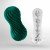 Мастурбатор с гибким спирально-ребристым корпусом Tenga FLEX Fizzy Green с возможностью скручивания - зелёный - 17,6 см