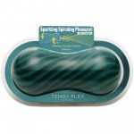 Мастурбатор с гибким спирально-ребристым корпусом Tenga FLEX Fizzy Green с возможностью скручивания - зелёный - 17,6 см