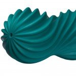 Мастурбатор с гибким спирально-ребристым корпусом Tenga FLEX Fizzy Green с возможностью скручивания - зелёный - 17,6 см