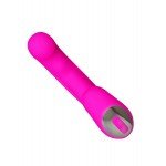 Вакуумный стимулятор клитора с вагинальным вибратором Amante - розовый