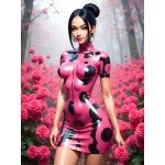 Двусторонний мастурбатор вагина и анус из БИОкожи - Mihoko Sinn Fantasy - 22 см