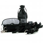 Комплект бондажа Under The Bed Restraints Kit - черный с серым
